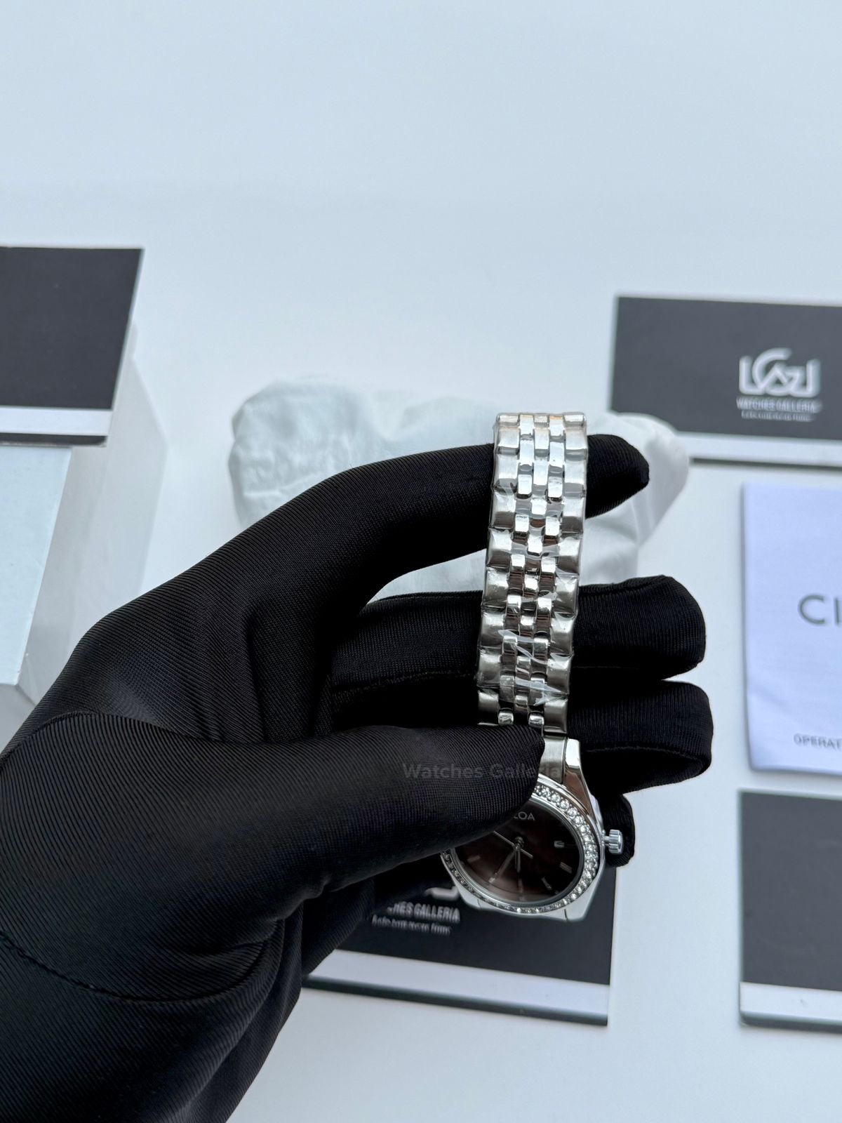 Cilloa 602 Datejust Ladies Watch Quartz (Chocolate) Cilha Watch Pakistan
