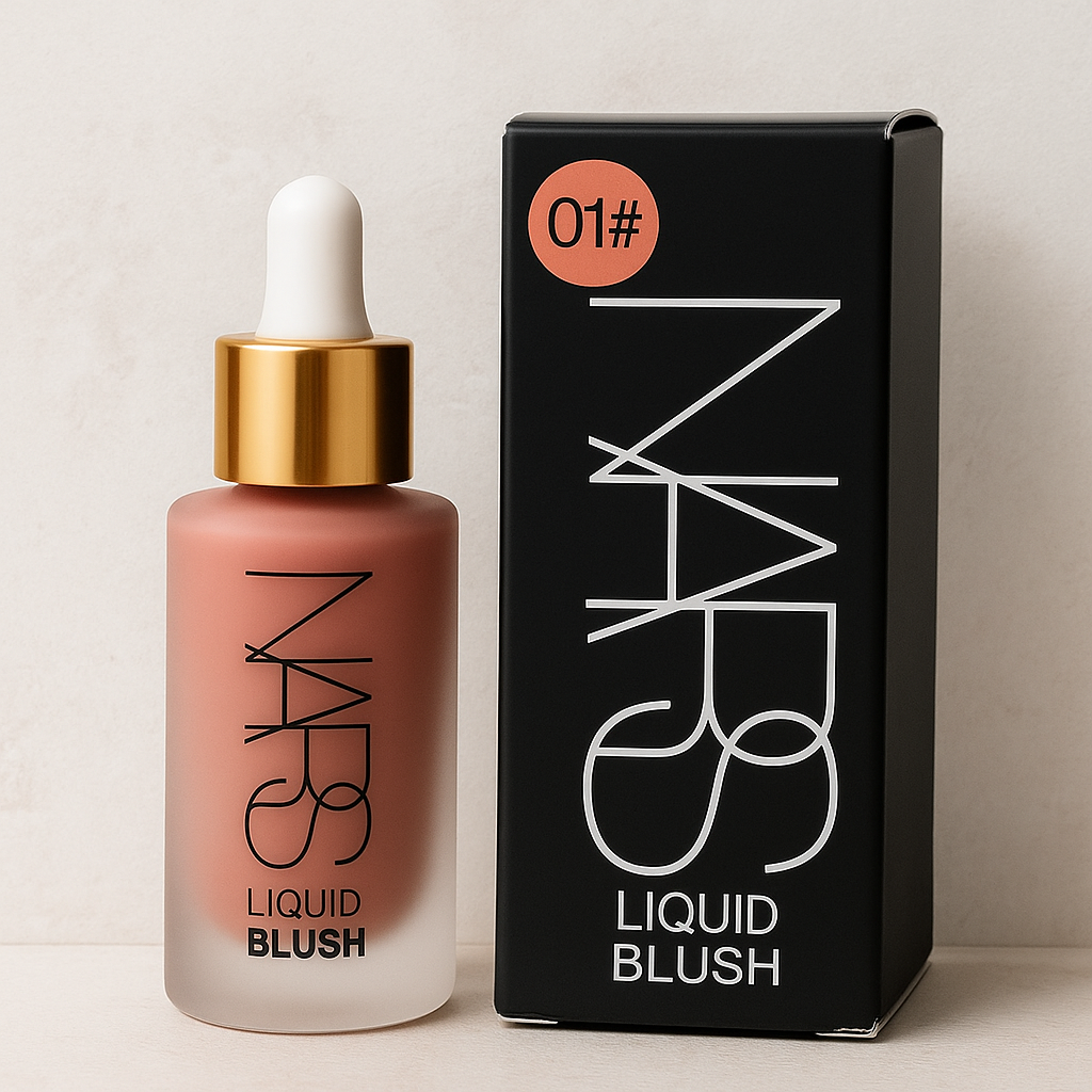 NARS Flawless Glow Makeup Bundle – Foundation, Loose Powder & Liquid Blush