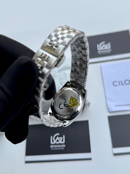Cilloa 602 Datejust Ladies Watch Quartz (Chocolate) Cilha Watch Pakistan